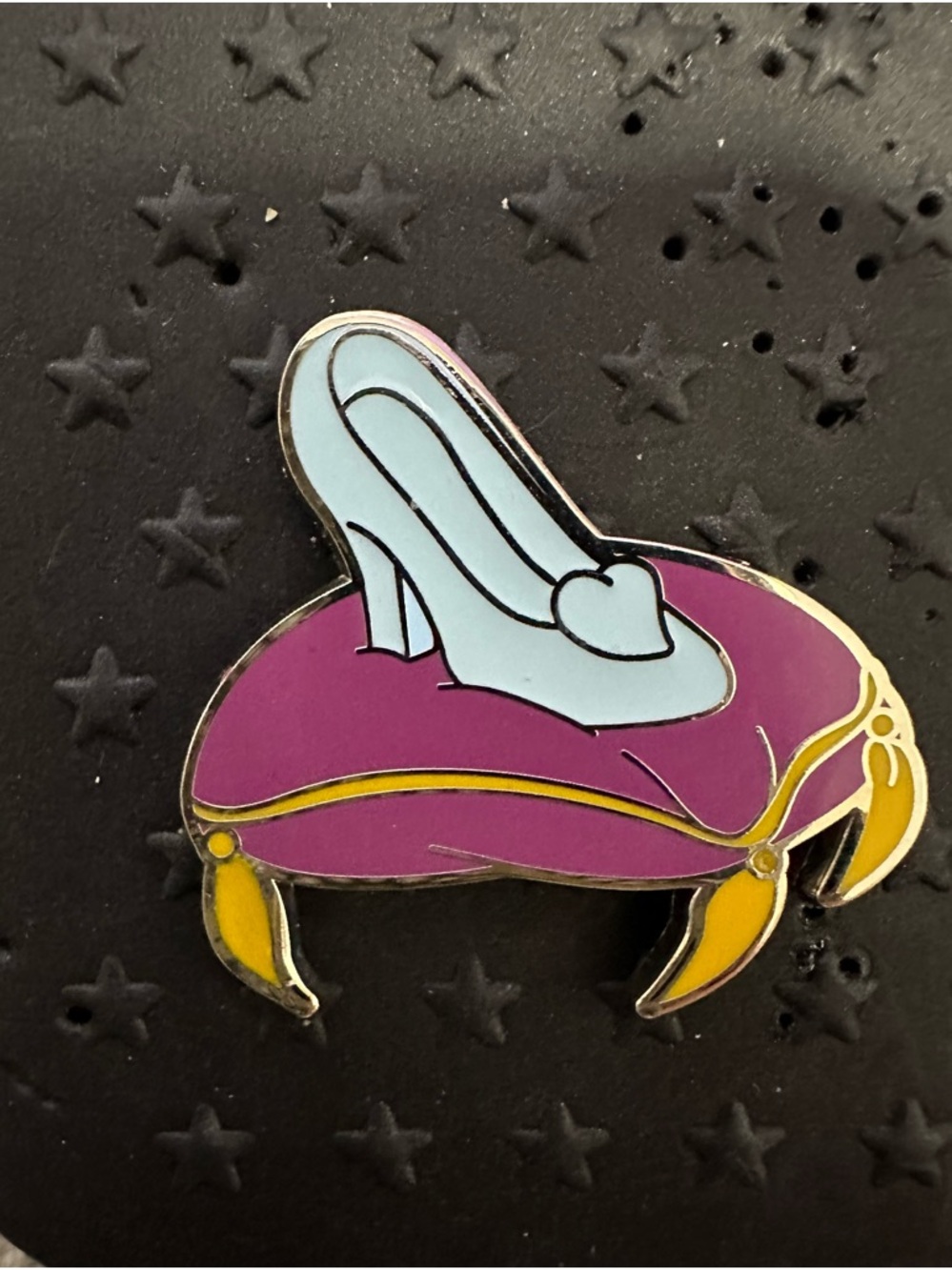 Disney Parks Cinderella Glass Slipper on Pillow Pin